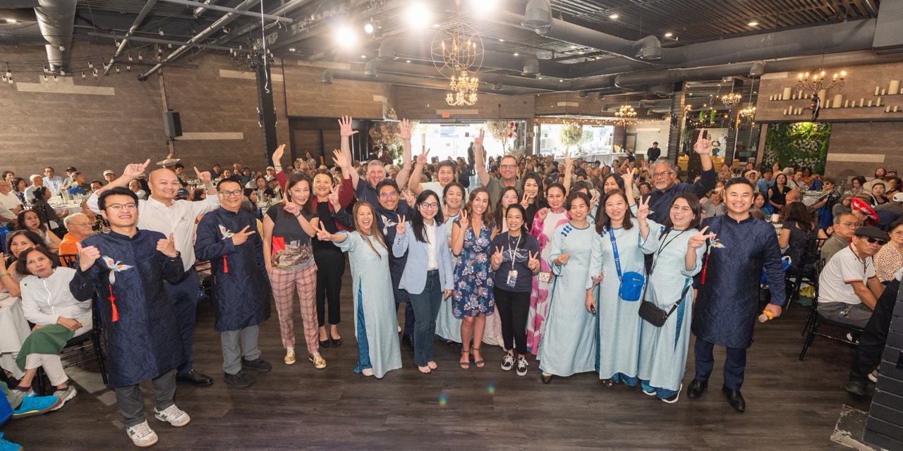 Clever Care providers and members gathered at a community event